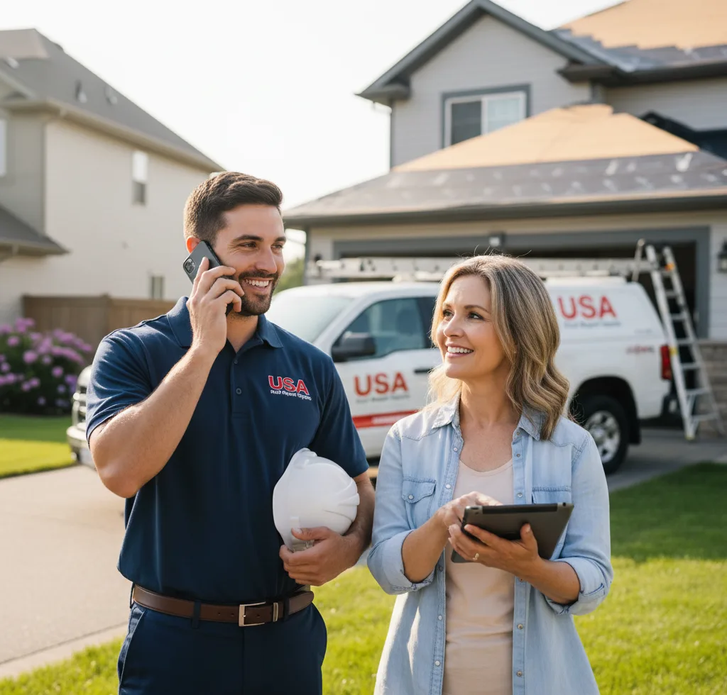 USA Roof Repair Experts customer support in Fenton